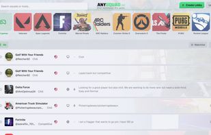 Live LFG lobbies across 8,000+ games
