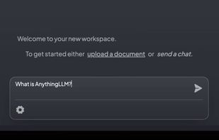 AnythingLLM screenshot 1
