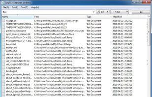 Filter result by file type, or drive.