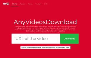 www.anyvideosdownload.com - Desktop Version