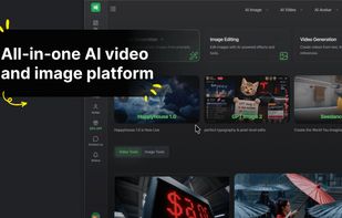 All-in-one Ai video and image platform