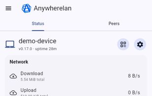 Anywherelan screenshot 1