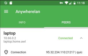 Anywherelan screenshot 1