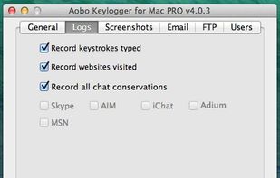 Aobo Keylogger screenshot 1
