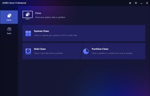 Aomei Cloner screenshot 1
