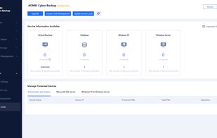 Aomei Cyber Backup screenshot 1