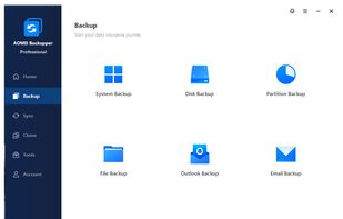AOMEI Backupper screenshot 1