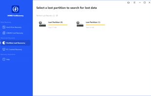 Aomei FastRecovery screenshot 1