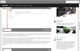 Apache Sling CMS screenshot 1