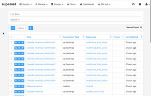 Apache Superset screenshot 1