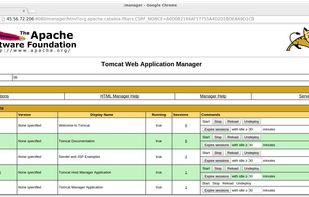 Apache Tomcat screenshot 1