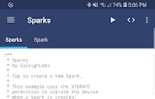 APDE - Android Processing IDE screenshot 1