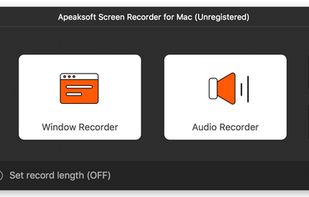 Apeaksoft Screen Recorder for Mac screenshot 1