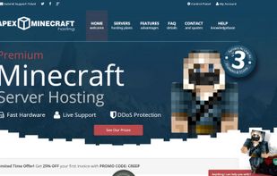 Apex Minecraft Hosting screenshot 1