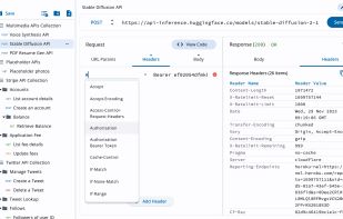 Editing headers for a query.