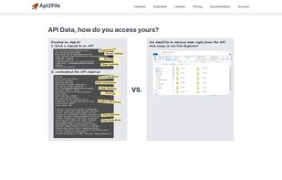Api2File screenshot 1