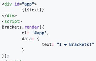 Brackets Template Engine screenshot 1