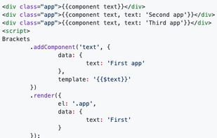 Brackets Template Engine screenshot 2