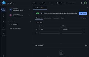 Make HTTP requests with APISpider client