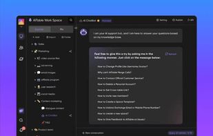 Build 3rd party chat bot (Poe.com, Monica, etc.)
on top of AITable’s infrastructure API leverage the API to answer.