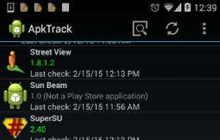 ApkTrack screenshot 1