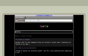 Apollo personal search screenshot 1