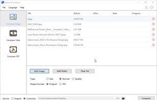 ApowerCompress screenshot 1