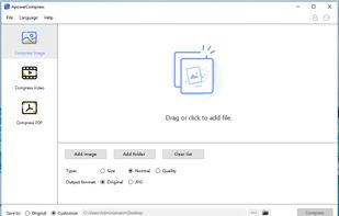 ApowerCompress screenshot 1