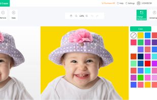 change photo background