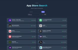 App Store Search screenshot 1