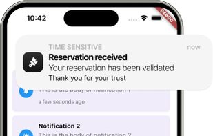 notifications module made with apparencekit