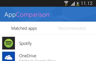 AppComparison screenshot 2