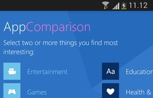 AppComparison screenshot 1