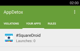 AppDetox screenshot 2