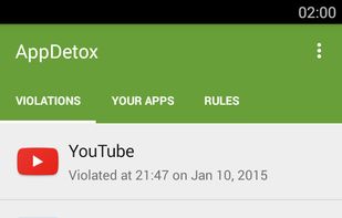 AppDetox screenshot 1