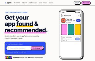 Hero- Appeak Pro is an ASO + AI discoverability engine. Paste your App Store or Google Play URL for a free visibility audit and get your app both found in store search and recommended by ChatGPT, Gemini & Claude.