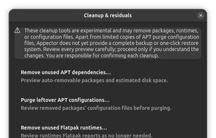 Appector screenshot 1