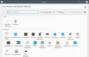 Apper - KDE screenshot 1
