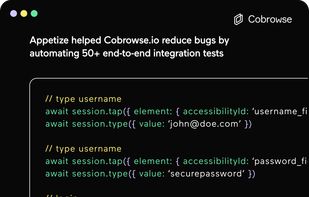 Appetize.io screenshot 3