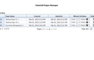 ApPHP DataGrid Wizard screenshot 1