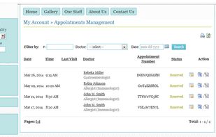 ApPHP Medical Appointment screenshot 1