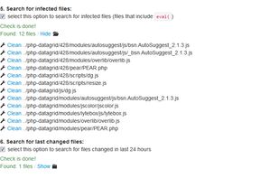 ApPHP WebsiteCleaner screenshot 2