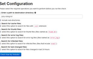 ApPHP WebsiteCleaner screenshot 1