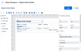 WYSIWYG Report Creation