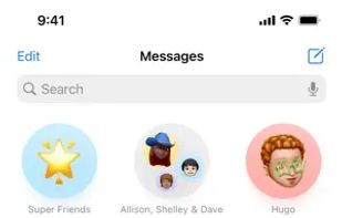 Messages screenshot 1