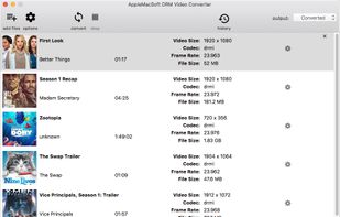 AppleMacSoft DRM Video Converter screenshot 1