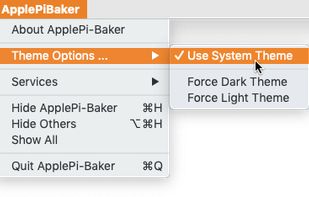 Dark Theme or Aqua Theme can be forced