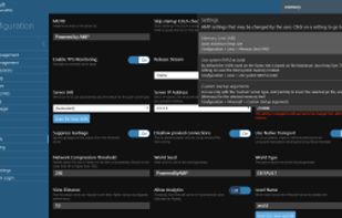 Application Management Panel (AMP) screenshot 2