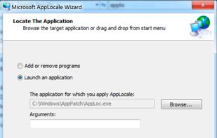 Microsoft AppLocale screenshot 2