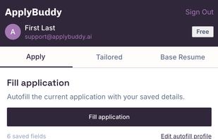 ApplyBuddy screenshot 1